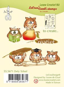 Sellos Leane Creatif Owl Graduation