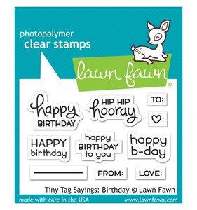 Tiny Tag Sayings: Birthday