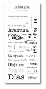 Sello Frases castellano Viviendo Outdoors de Mintopía