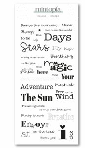 Sello frases Inglés Viviendo Outdoors de Mintopía