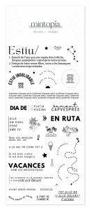Sello Verano CATALÁN Mintopía by Scrapbypat