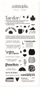 Sello de Mintopía Otoño CATALÁN by Scrapbypat