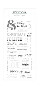 Sello de Mintopía Babe It's cold Outside Glitter INGLÉS