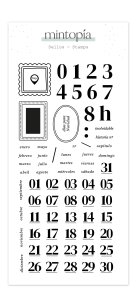 Sello de Mintopía Cada día cuenta by Scrapbypat