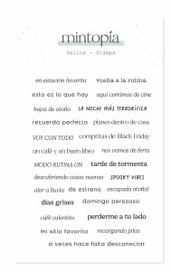 Sello Mintopía Frases de otoño
