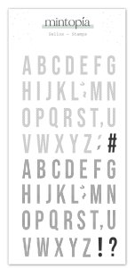 Sello Alfabeto patrones 2 Mintopía by Scrapbypat