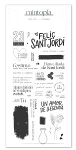 Sello Sant Jordi Mintopía by Scrapbypat