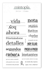 Sello Titulares Mintopía by Scrapbypat