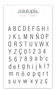 Sello Alfabeto básico Mayúsculas y minúsculas Mintopía