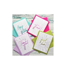 Sellos Pinkfresh Scripted Bold Sentiments 2