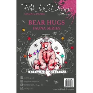 Sellos Pink Ink Designs s/ Fauna mod. Bear Hugs