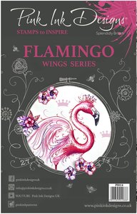 Sellos Pink Ink Designs s/ Wings mod. Flamingo