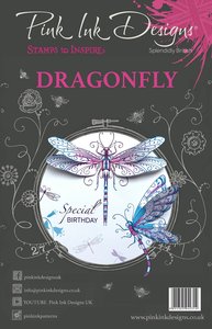 Sellos Pink Ink Designs s/ Wings mod. Dragonfly
