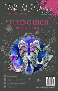 Sellos Pink Ink Designs s/ Wings mod. Flying High