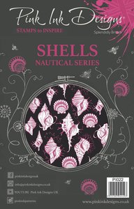 Sellos Pink Ink Designs s/ Nautical mod. Shells