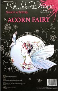 Sellos Pink Ink Designs s/ Mythical mod. Acorn Fairy