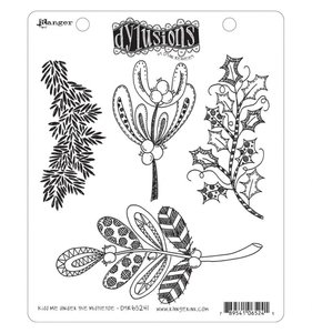 Sellos Dylusions tipo Cling Kiss Me Under The Mistletoe