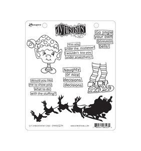Sellos Dylusions tipo Cling Elf Improvement Class