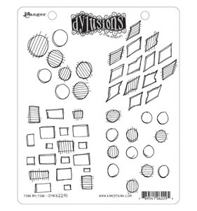 Sellos Dylusions tipo Cling Four By Four