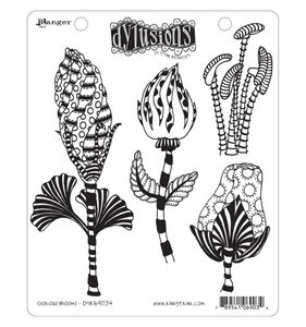 Sellos Dylusions tipo Cling Glorious Blooms