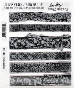 Sellos Cling Tim Holtz Eclectic Edges