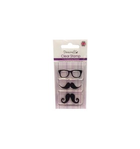Sellos Moustache & Glasses