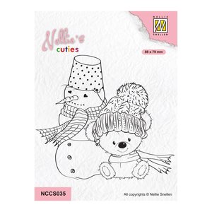 Sellos Nellie Snellen Christmas Cuties Winterfriends