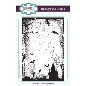 Sellos de caucho Creative Expressions Halloween Ghostly Manor