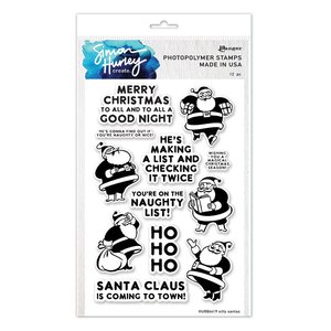 Sellos Ranger Set Silly Santas by Simon Hurley