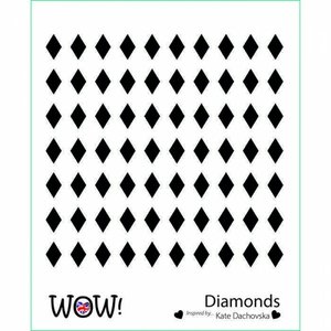 Máscara WoW 6x6&quot; Diamonds