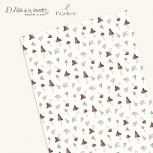 Textura para encuadernar Alas de Hada setas de El Altillo de los Duendes