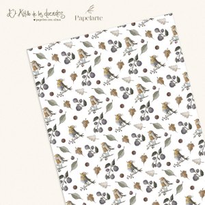 Textura para encuadernar Alas de Hada pajaritos de El Altillo de los Duendes