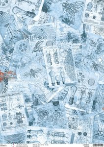 Papel de arroz Ciao Bella A3 Engine of the Future Inventions