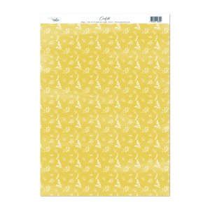 Tela de encuadernar 30x50 cm Bright Leaves de Cocoloko