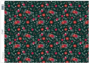 Tela encuadernar 35x50 cm Granadas Stardust de Cocoloko