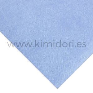 Ecopiel para encuadernar 30x50 cm lisa Azul Cielo