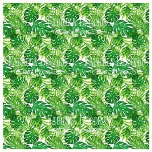 Deco Vellum Fabrika Decoru 29x29 cm Green Wild Tropics