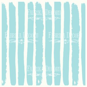 Deco Vellum Fabrika Decoru 29x29 cm Blue and White Stripes