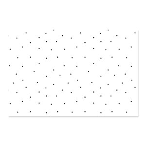Tela para encuadernar estampada 35x50 cm Topos negros Mintopía