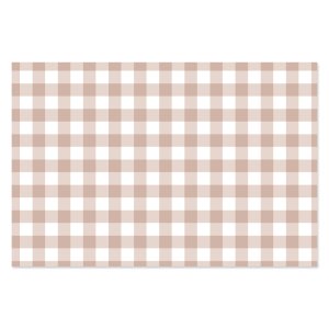 Tela para encuadernar estampada 35x50 cm Vichy nude Mintopía
