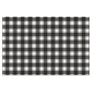 Tela para encuadernar estampada 35x50 cm Vichy negro Mintopía
