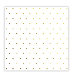 Acetato 8"x8" Gold Foil Shine Bright Be Loved