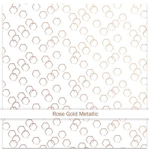 Vellum 8"x8" Rose Gold Foil Savannah Dreams Scattered
