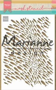 Máscara A5 Marianne Design School of Fish