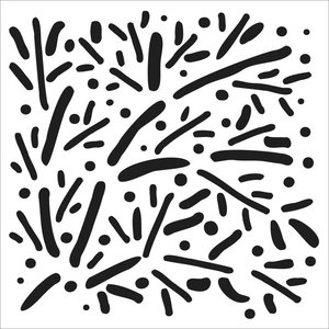 Máscara 6x6" TCW Scattered Branches