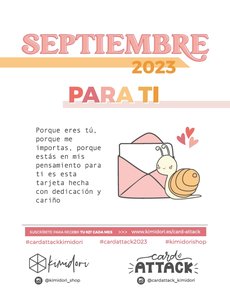 Pad 6x8 Card Attack Septiembre 2023