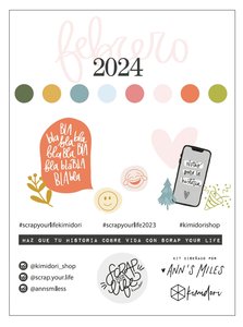 Pad 6x8 tarjetas SYL Febrero 2024