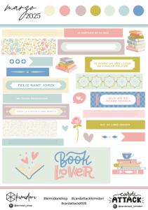 Hoja de cut outs Card Attack Marzo 2025