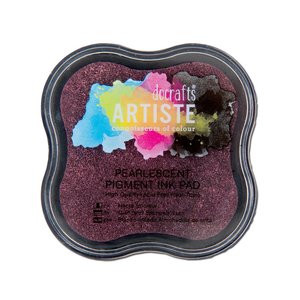 Tinta Artiste Docrafts pad mediano Pearlescent Dusky Rose