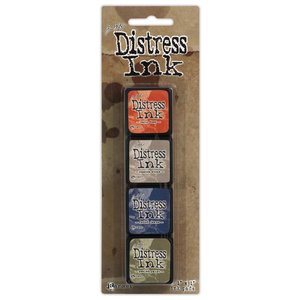 Set de tintas Ranger Mini Distress  Kit 5